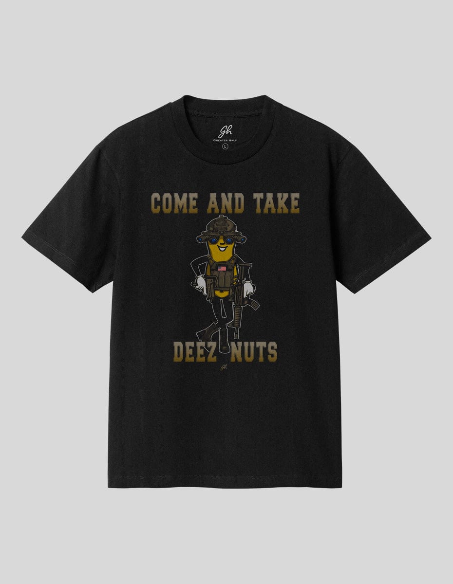 Come and Take Em T-Shirt Greater Half Black S