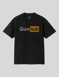 Thumbnail for Gun Hub T-Shirt Greater Half Black S