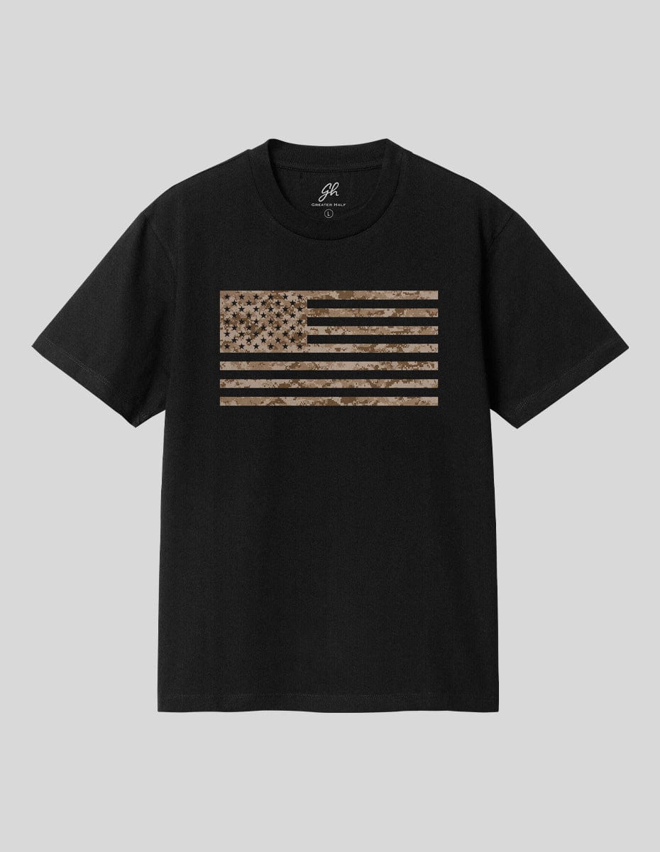 Old Glory Away Colors T-Shirt Greater Half Black S