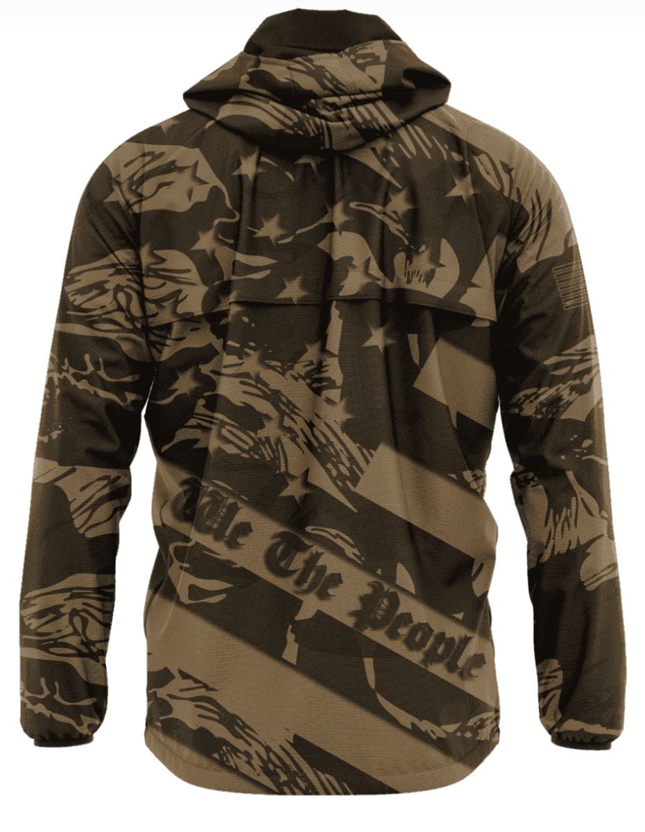 Brushstroke We The People - Rain Jacket Rain Jacket Greater Half