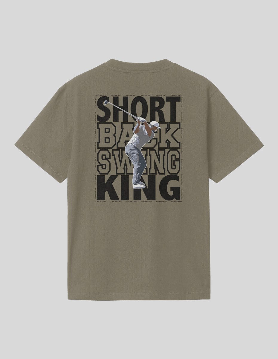 Short Backswing King T-Shirt Greater Half Dune Brown S