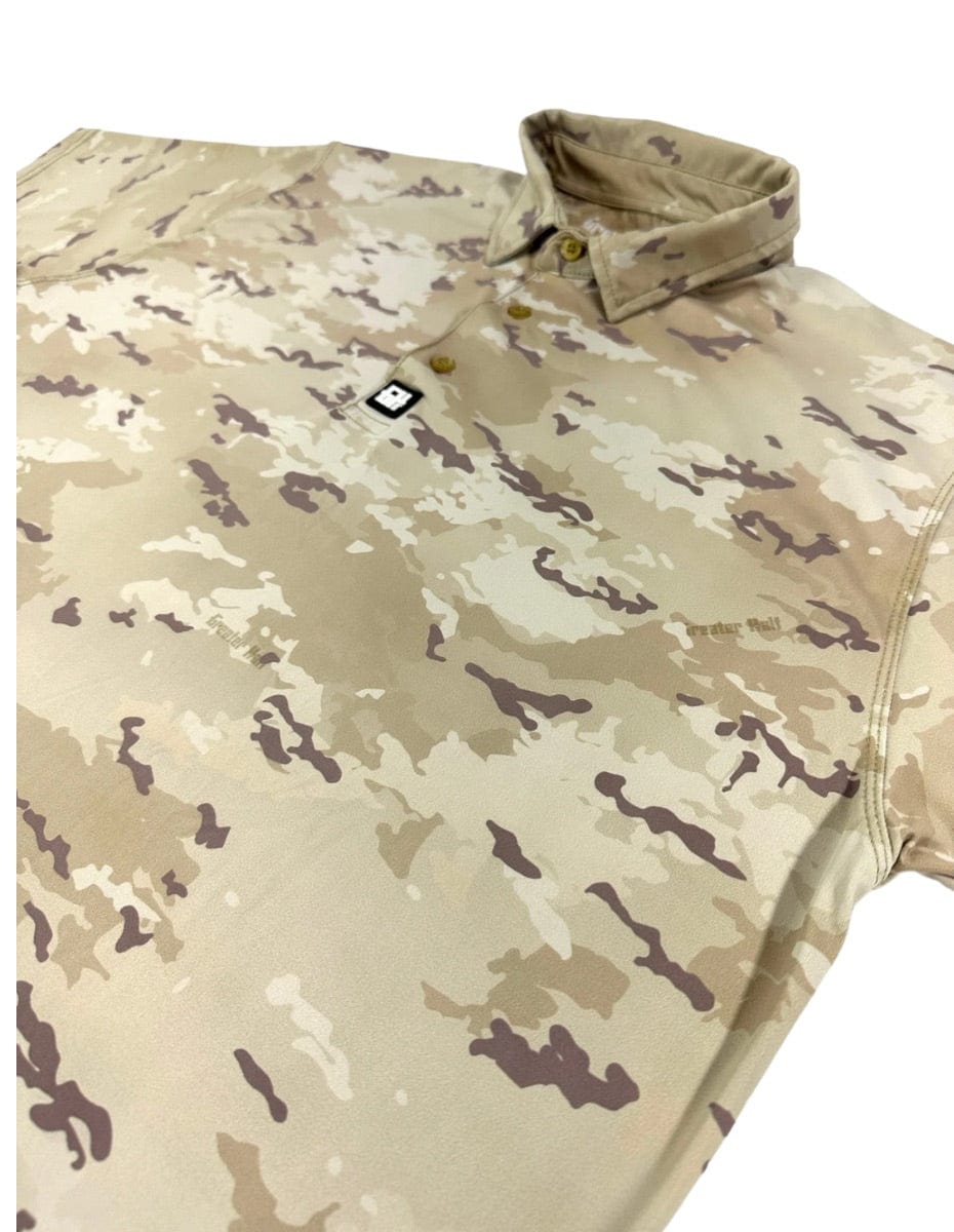 Red Camo Polo Golf Polo Greater Half