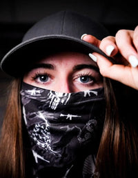 Thumbnail for Don't Tread Face Defender Neck Gaiter Greater Half