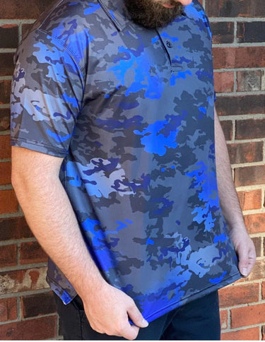 Red Camo Polo Golf Polo Greater Half