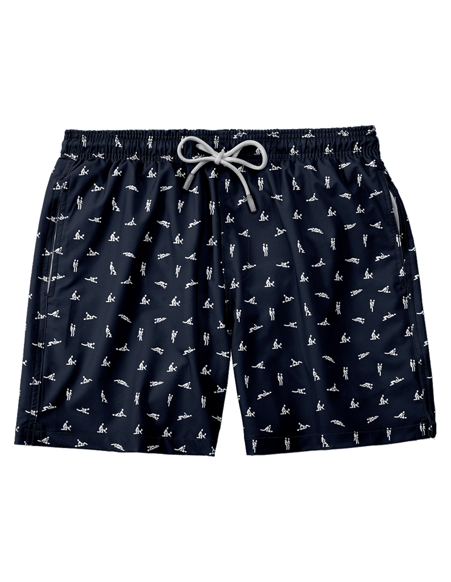 Sex Ed Swim Trunks Swim Trunk Greater Half S Standard Length (7" Inseam)