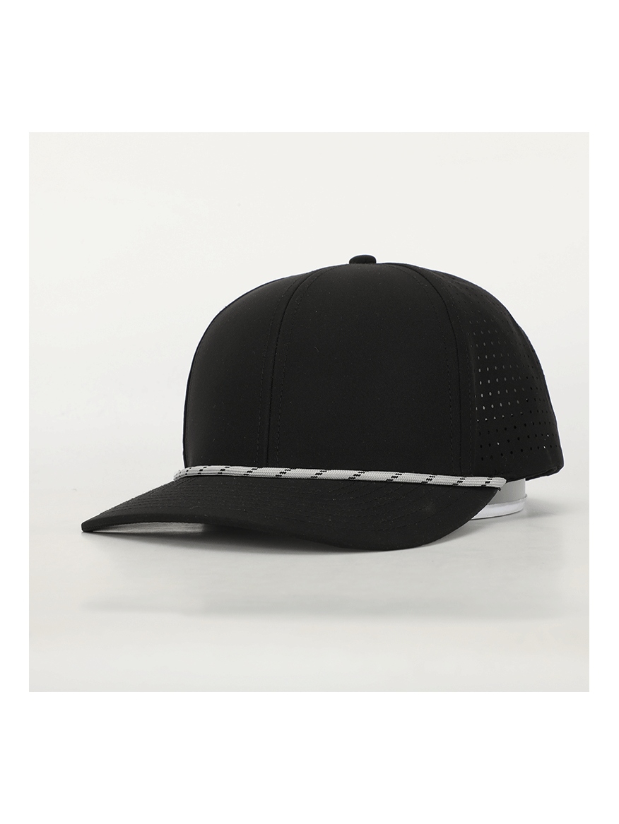Performance Hats Hat Greater Half Black with Rope