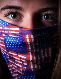 Thumbnail for Distressed Flag Face Defender Neck Gaiter Greater Half