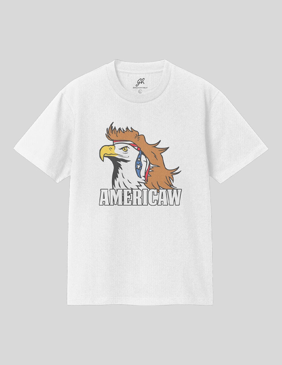 Americaw T-Shirt Greater Half White S