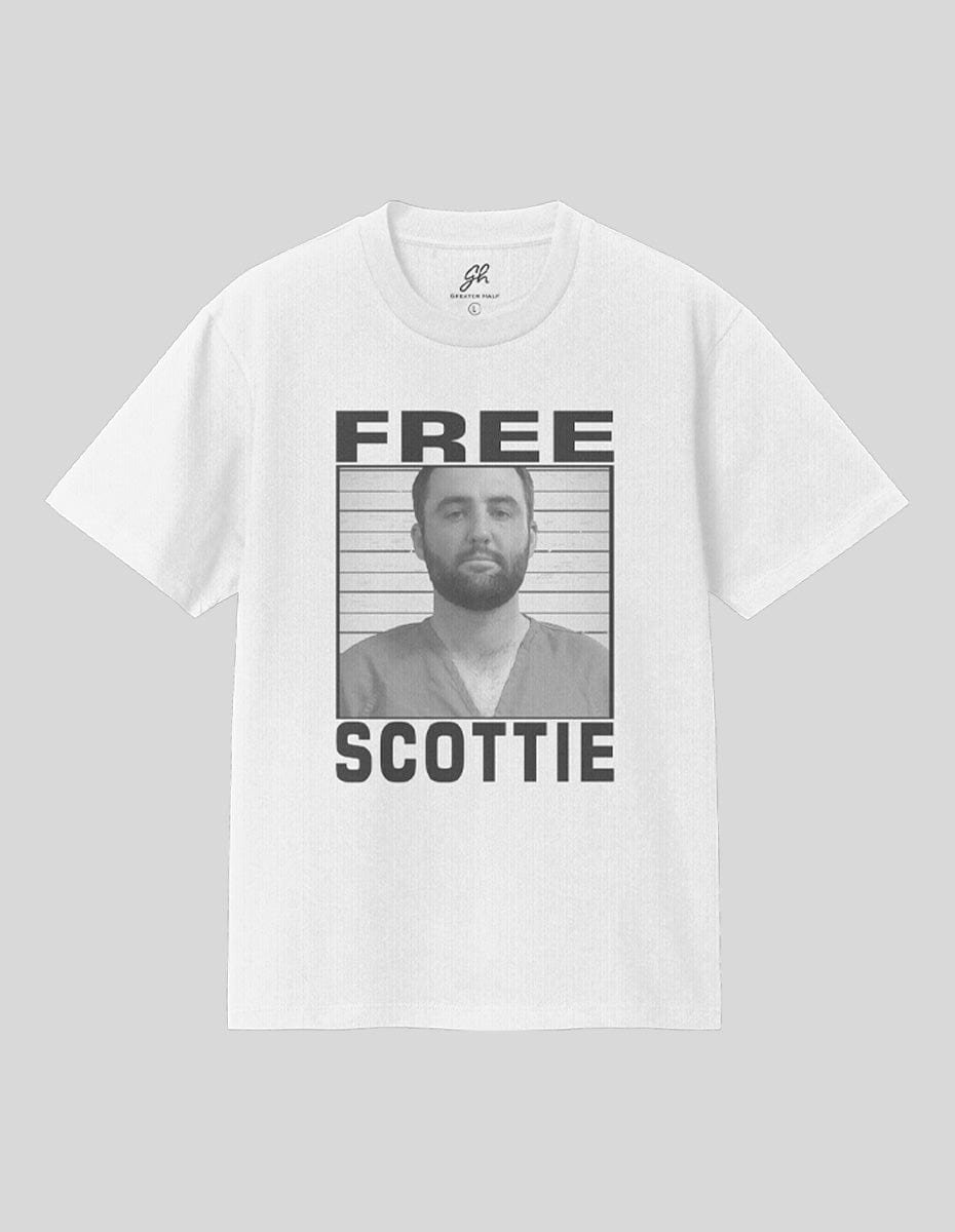 Free Scottie T-Shirt Greater Half White S