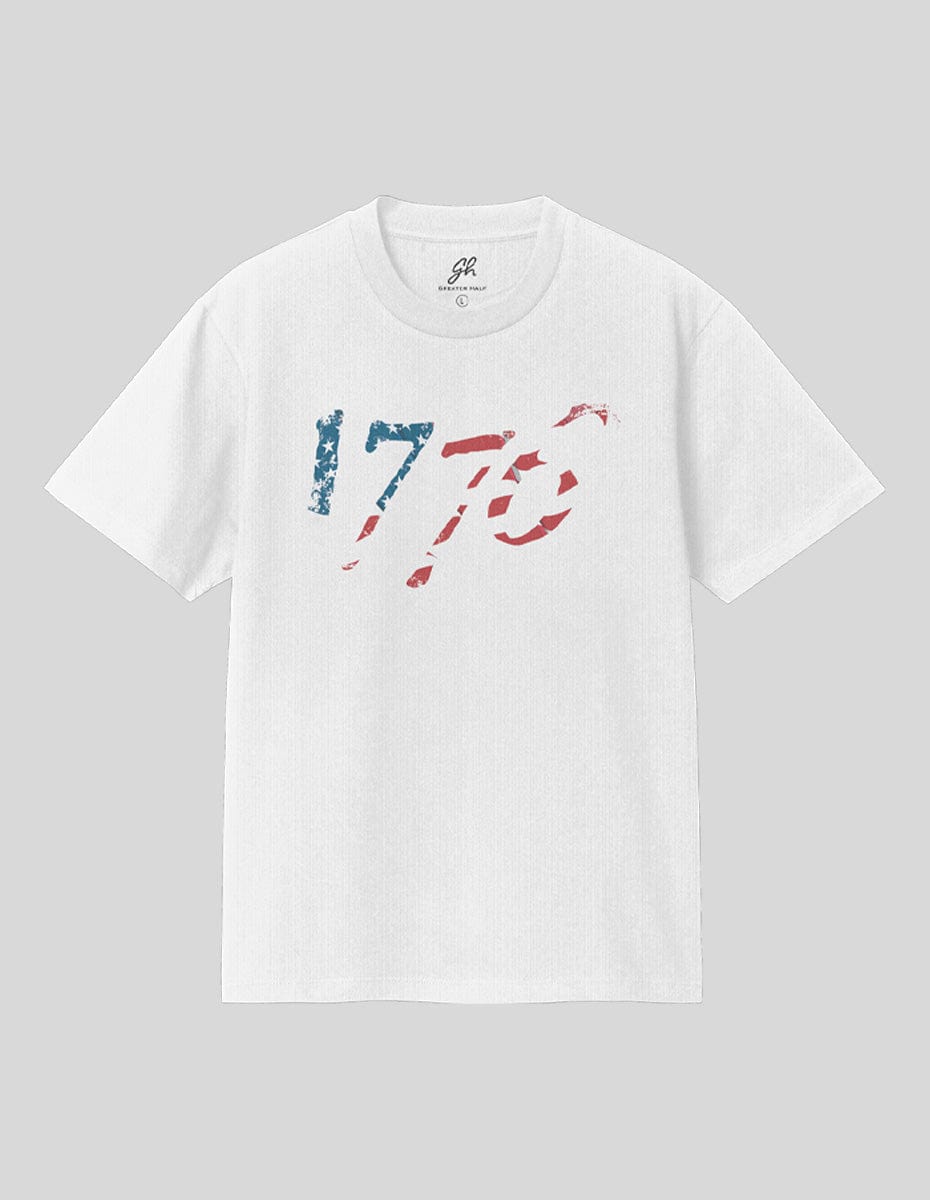 Since 1776 T-Shirt Greater Half White S