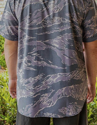 Thumbnail for Tiger Camo Button Down Button Down Greater Half