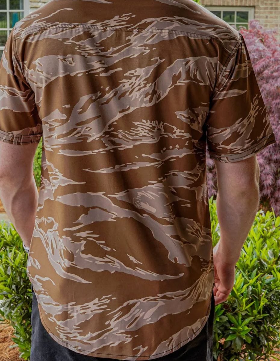 Desert Tiger Camo Button Down Button Down Greater Half