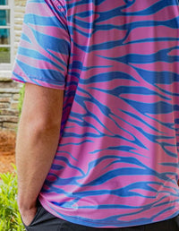 Thumbnail for Trippin Zebra Polo Golf Polo Greater Half