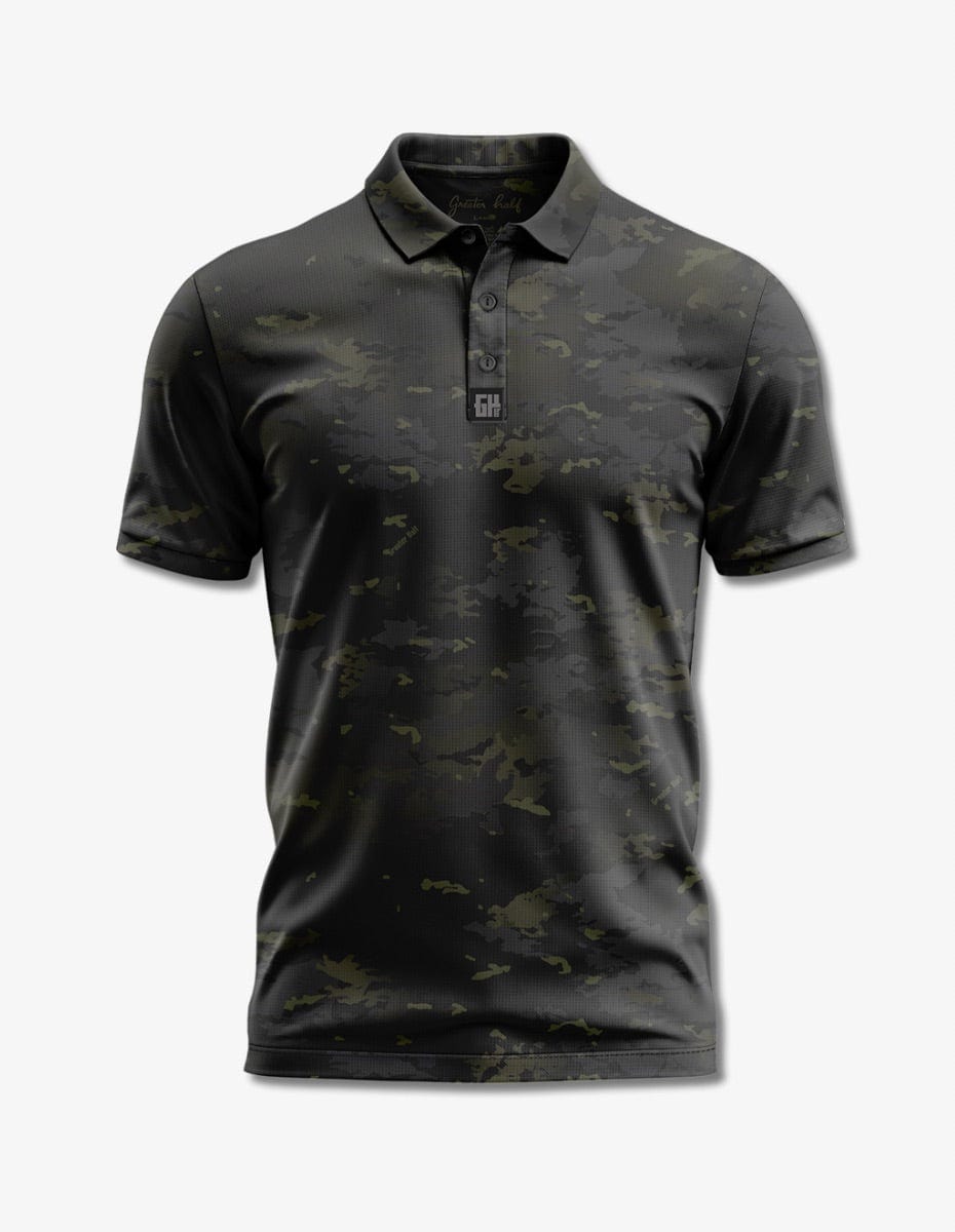 Red Camo Polo Golf Polo Greater Half