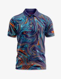 Thumbnail for Ink Spill Polo Golf Polo Greater Half