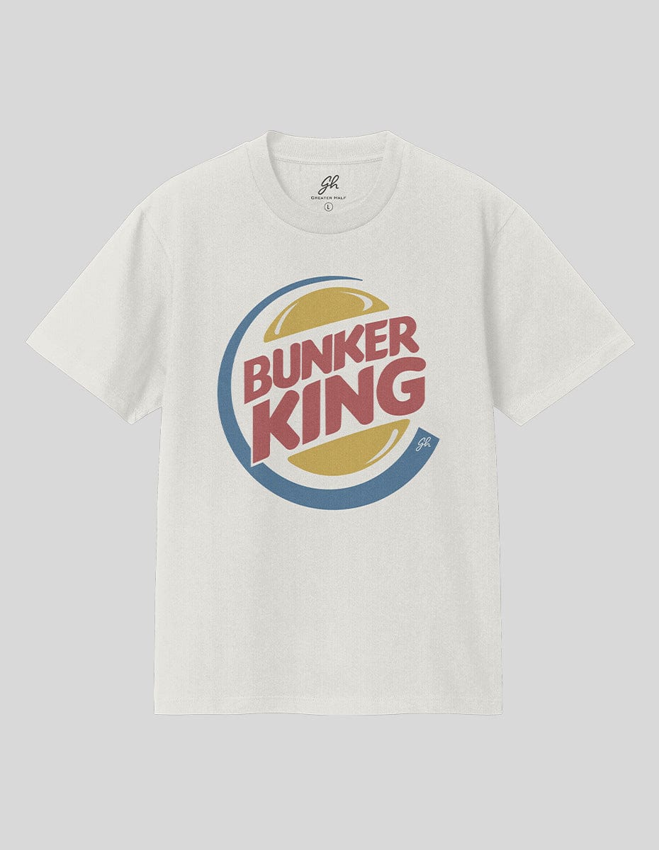 The King T-Shirt Greater Half Vintage White S