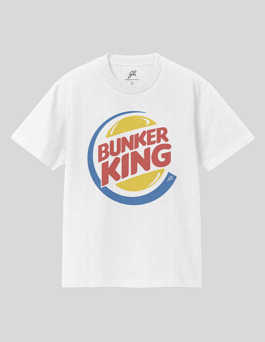 The King T-Shirt Greater Half White S