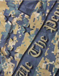 Thumbnail for Woodland Digital Camo We The People - Rain Jacket Rain Jacket Greater Half