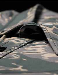 Thumbnail for Tiger Camo Button Down Button Down Greater Half