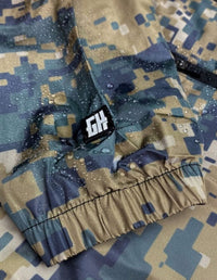 Thumbnail for Woodland Digital Camo We The People - Rain Jacket Rain Jacket Greater Half