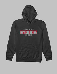 Thumbnail for This Is My Day Drinking Hoodie Graphic Fleece Hoodie Greater Half Black S