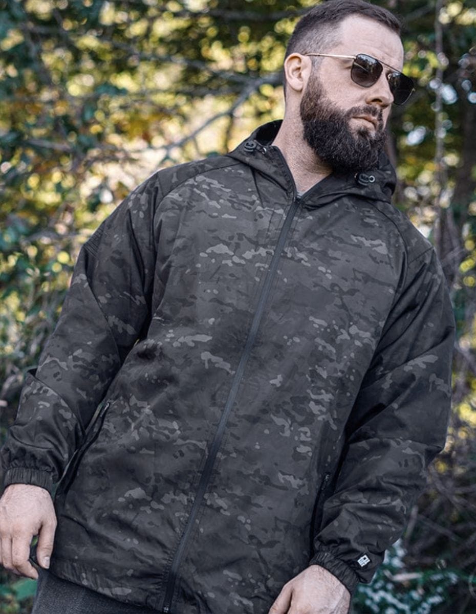 Blackout Camo - Rain Jacket Rain Jacket Greater Half