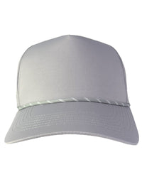 Thumbnail for Performance 5-Panel Rope Hat Hat Greater Half Grey