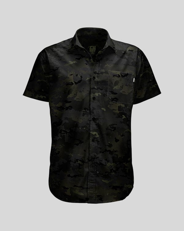 Night Ops Camo Button Down Button Down Greater Half S Olive