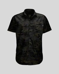 Thumbnail for Night Ops Camo Button Down Button Down Greater Half S Olive