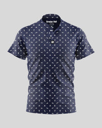 Thumbnail for Sex Ed Henley Polo Henley Polo Greater Half Dark Blue S