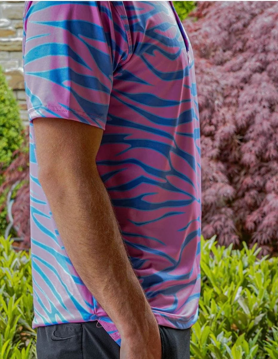 Trippin Zebra Polo Golf Polo Greater Half