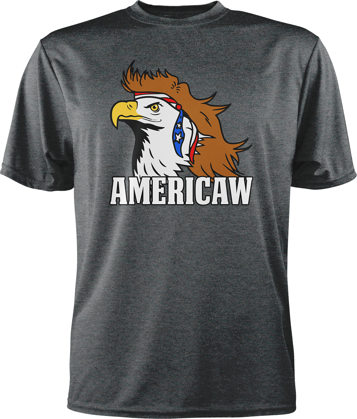 Americaw T-Shirt Greater Half Heathered Charcoal S