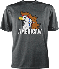 Thumbnail for Americaw T-Shirt Greater Half Heathered Charcoal S