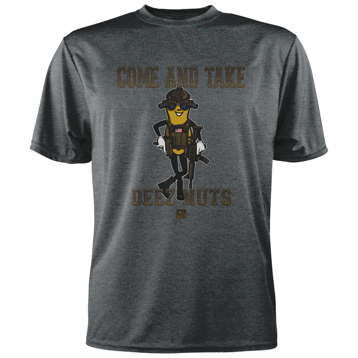 Come and Take Em T-Shirt Greater Half Heather Charcoal S