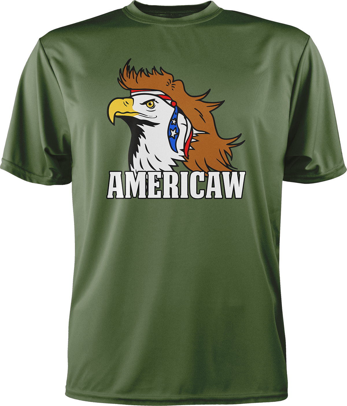 Americaw T-Shirt Greater Half Military Green S
