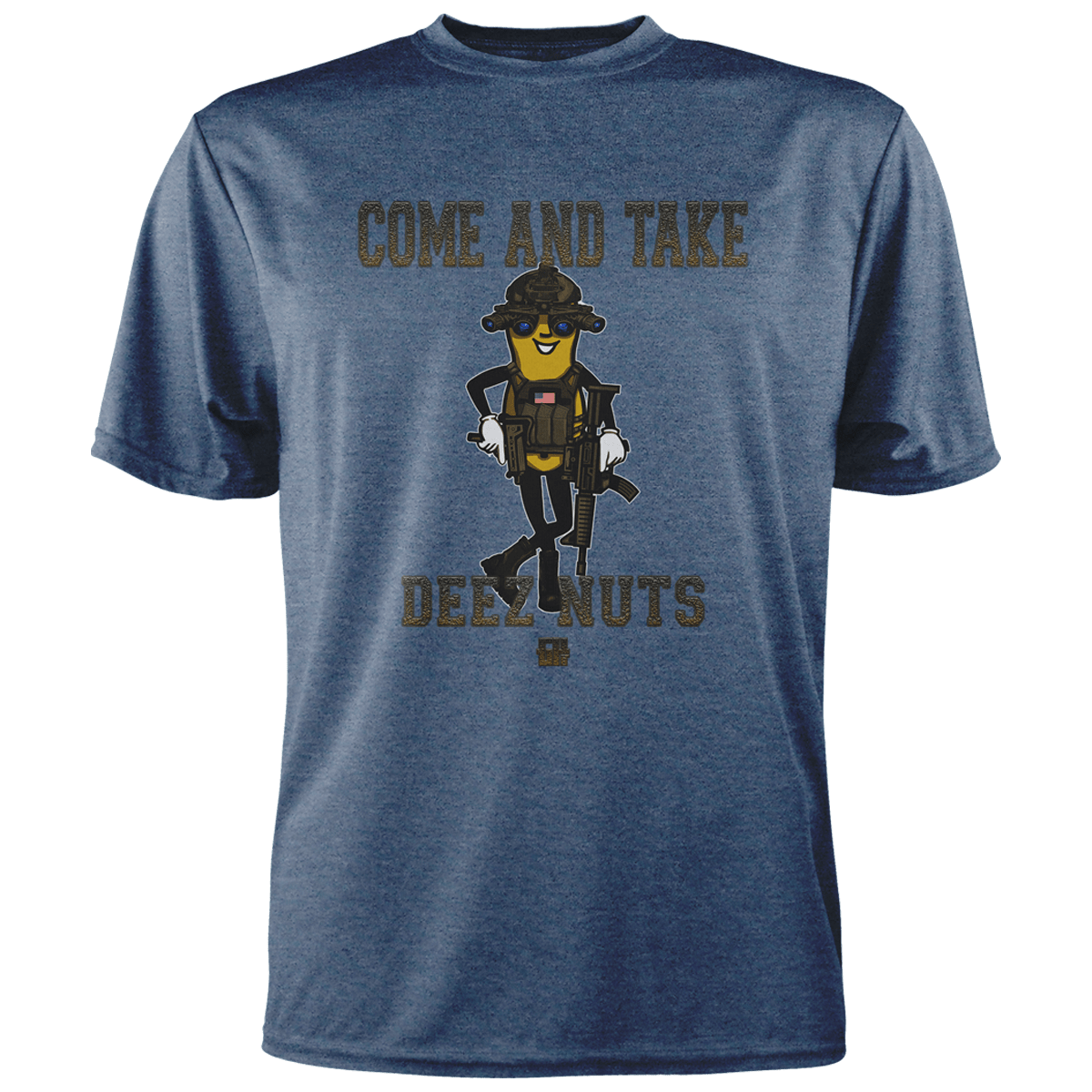 Come and Take Em T-Shirt Greater Half Navy Frost S