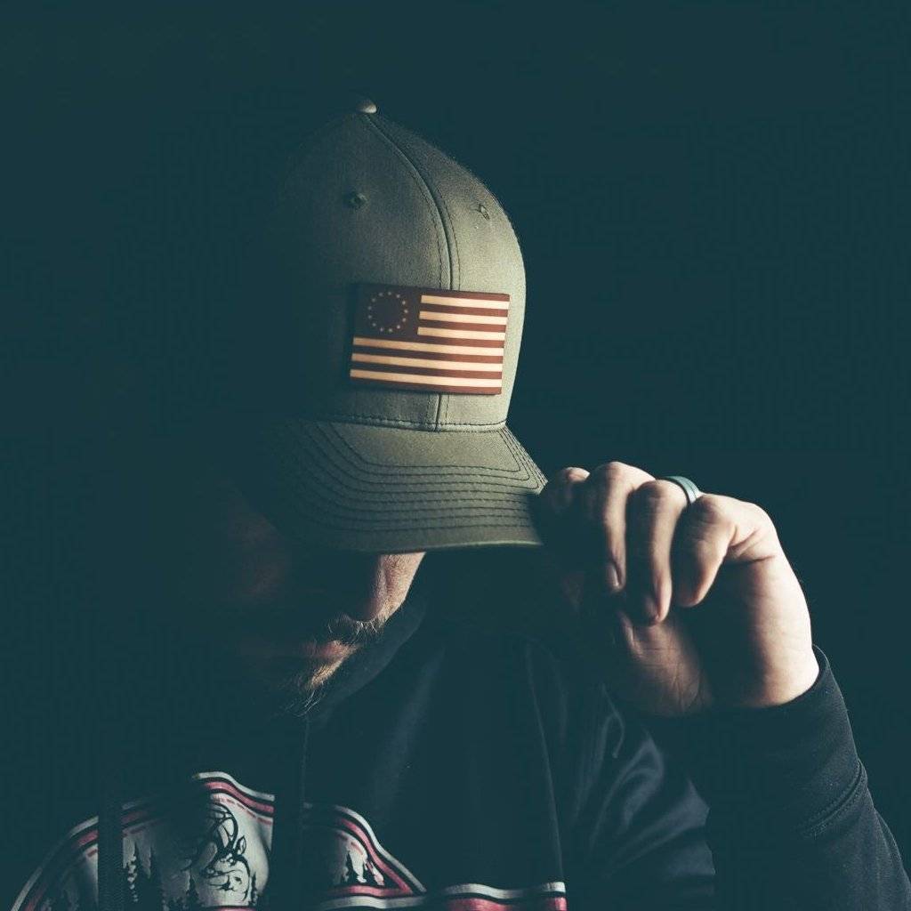 13 Colonies Leather Patch Hat Hat Greater Half