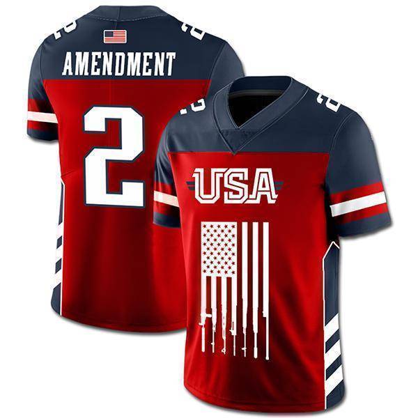 USA 2A Football Jersey Football Jersey Greater Half S Red