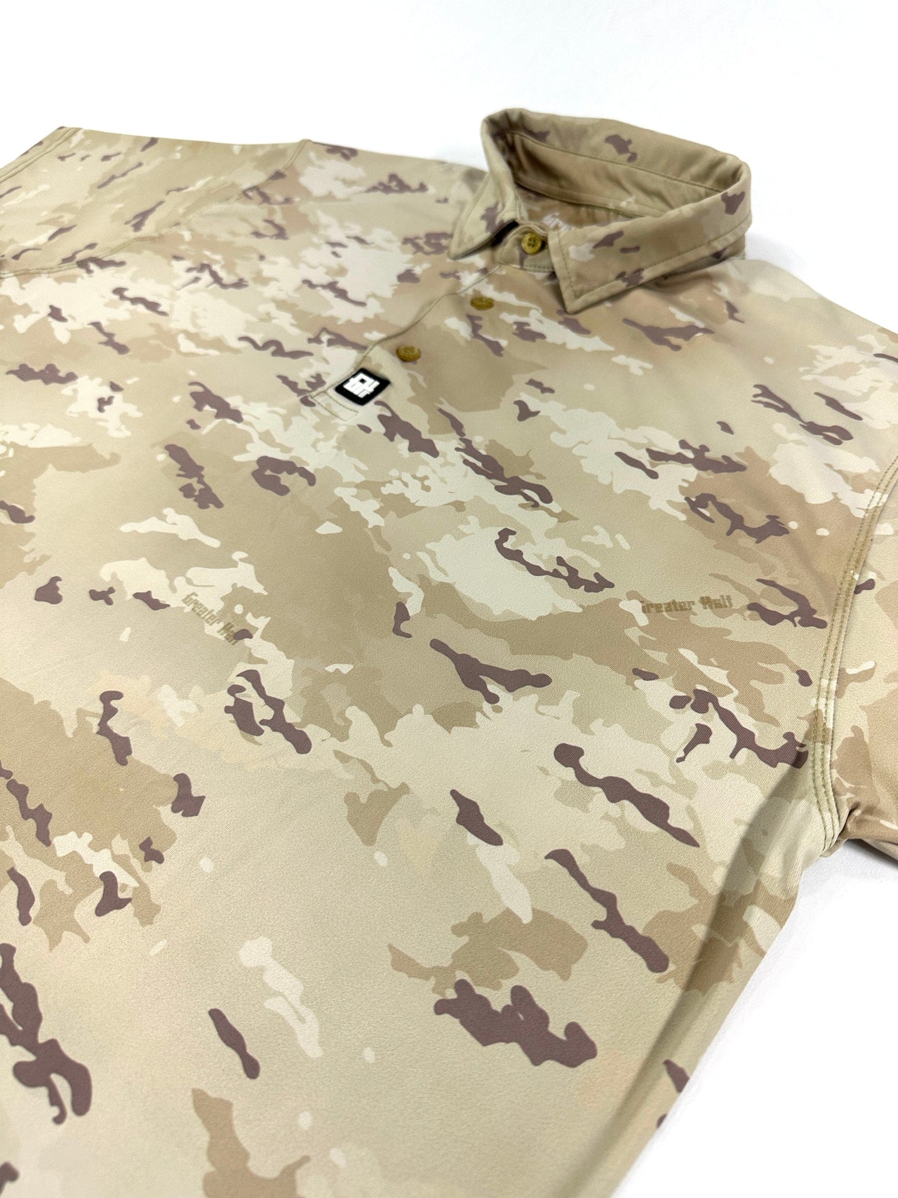 Arctic Camo Polo Golf Polo Greater Half