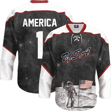 USA Galaxy Hockey Jersey Hockey Jersey Greater Half S