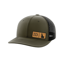 Thumbnail for Idaho Homegrown Hats Hat Greater Half OD Green/Black Bamboo Leatherette Idaho