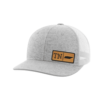 Thumbnail for Tennessee Homegrown Hats Hat Greater Half Heather Grey/White Bamboo Leatherette Tennessee