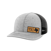 Thumbnail for Texas Homegrown Hats Hat Greater Half Heather Grey/Black Bamboo Leatherette Texas