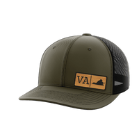 Thumbnail for Virginia Homegrown Hats Hat Greater Half OD Green/Black Bamboo Leatherette Virginia