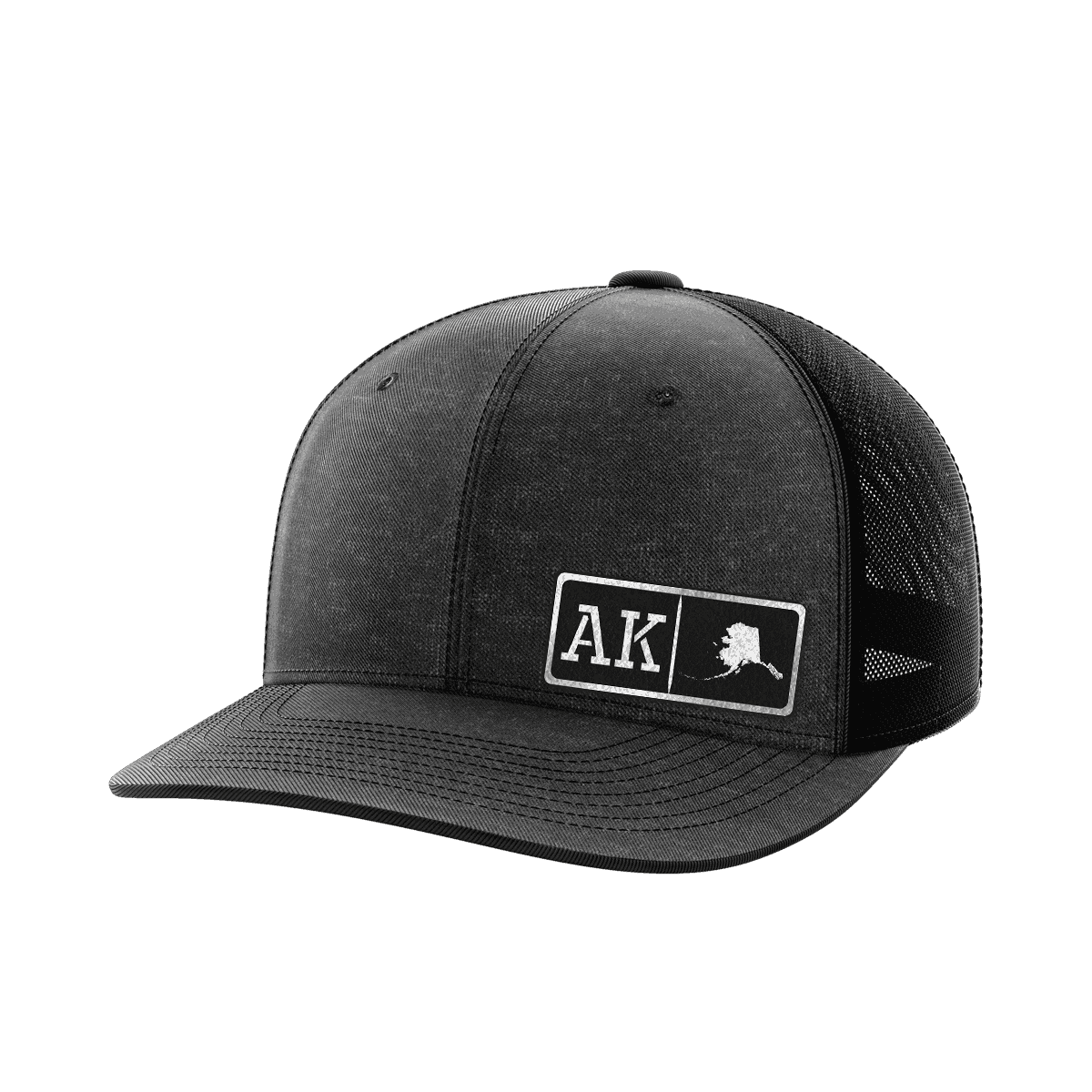 Alaska Homegrown Hats Hat Greater Half Heather Black/Black Black Leatherette Alaska