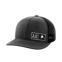 Thumbnail for Alaska Homegrown Hats Hat Greater Half Heather Black/Black Black Leatherette Alaska