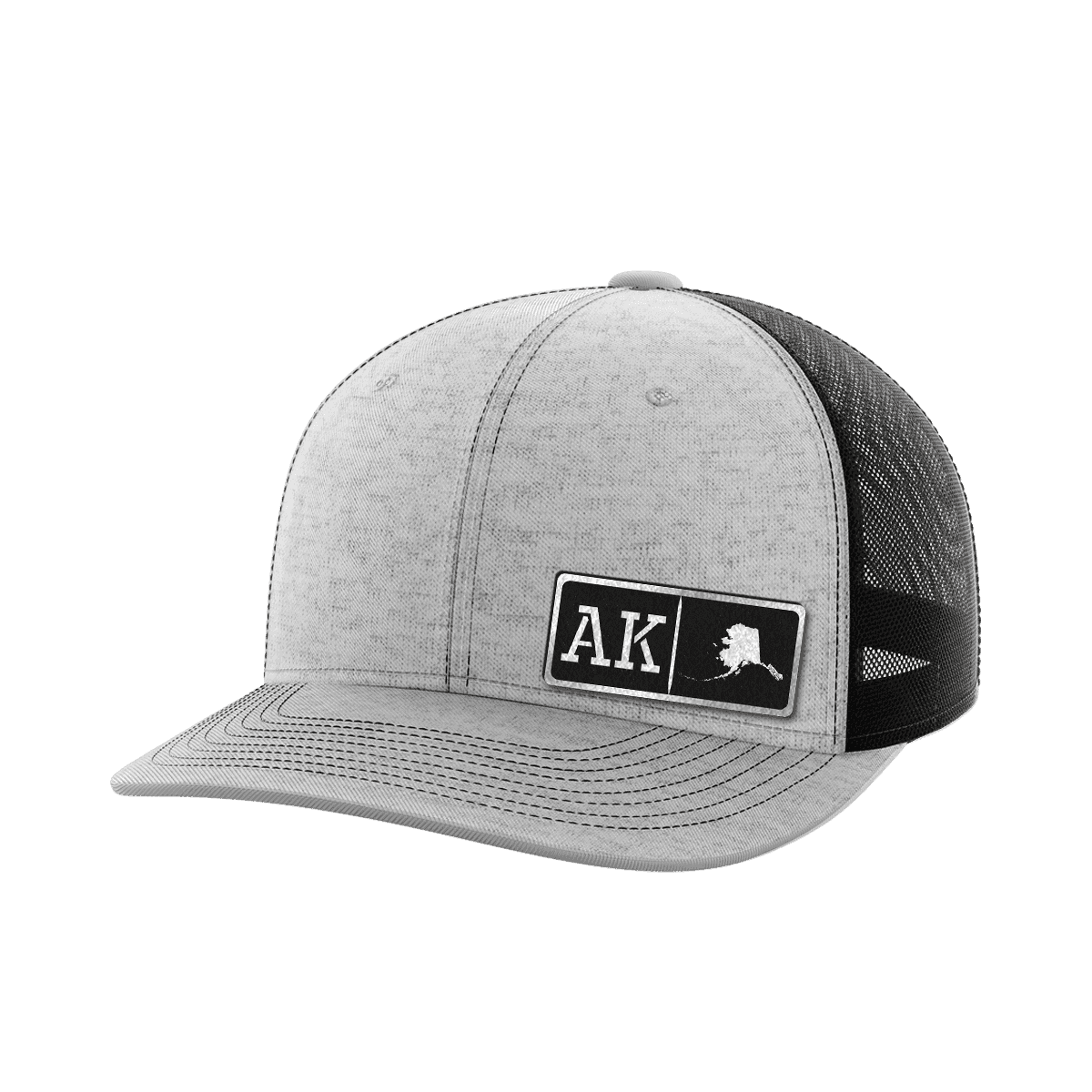 Alaska Homegrown Hats Hat Greater Half Heather Grey/Black Black Leatherette Alaska