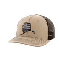 Thumbnail for Alaska United Hats Hat Greater Half Khaki/Coffee Black Leatherette Alaska