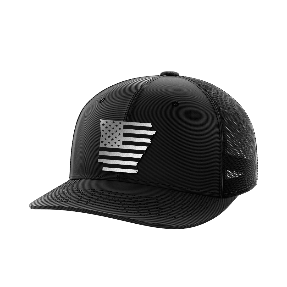 Arkansas United Hats Hat Greater Half Black/Black Black Leatherette Arkansas