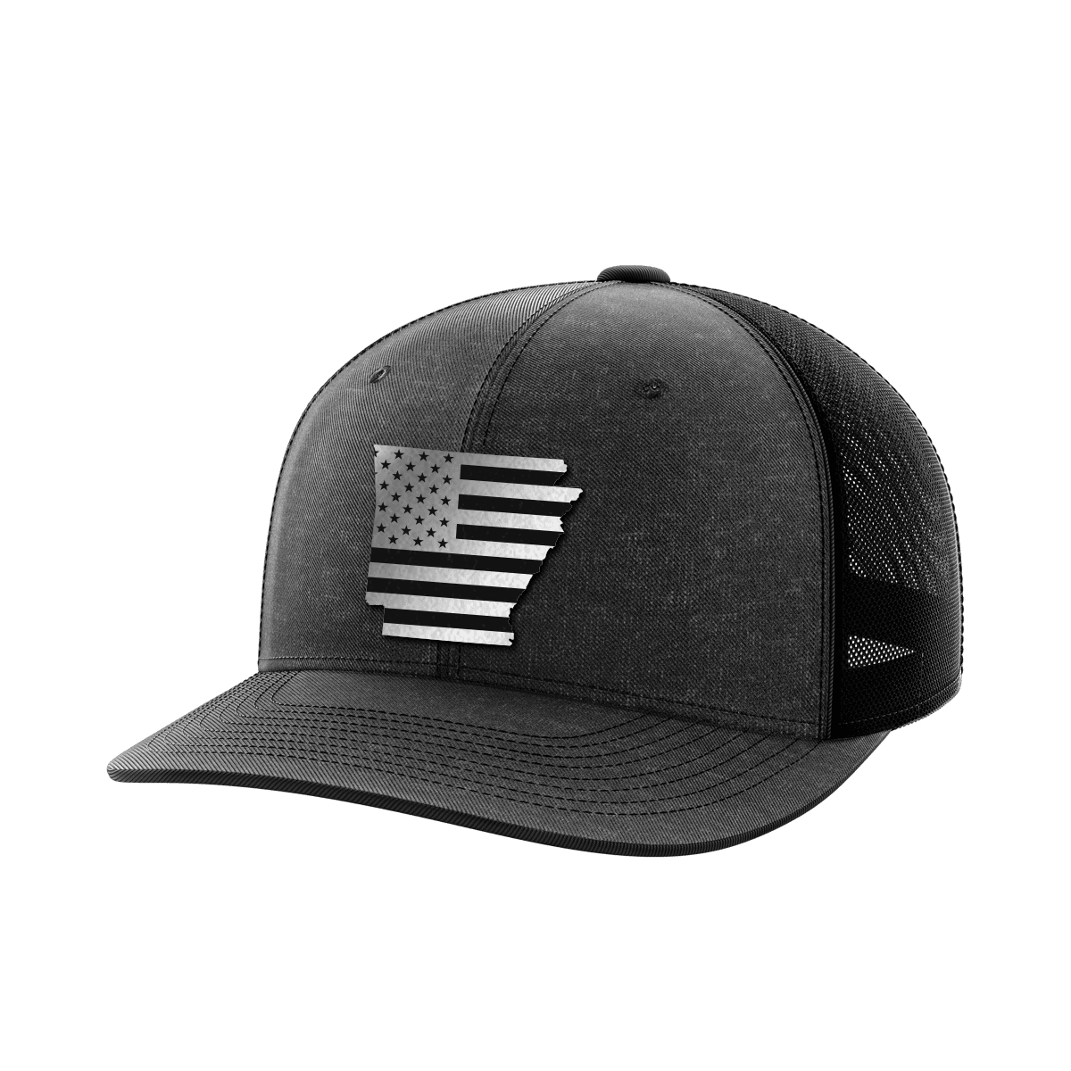 Arkansas United Hats Hat Greater Half Heather Black/Black Black Leatherette Arkansas